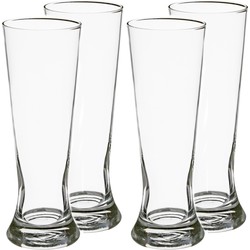 Secret de Gourmet Bierglazen - 20x stuks - transparant - 370 ml - 21 cm - Bierglazen