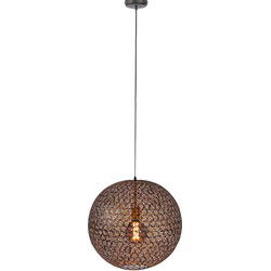 Hanglamp 1-Lichts - Zwart - Staal - Ø50cm - Lamp Donald