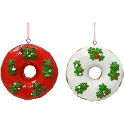 Donut polyresin l7b6h2.2 cm a4 kerst