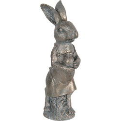 Clayre & Eef Beeld Konijn 21 cm Bruin Kunststof