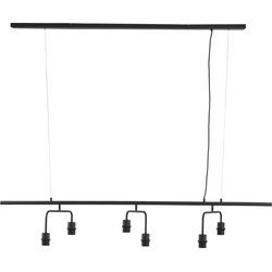 Light & Living - Hanglamp EDISA - 160x50x25cm - Zwart