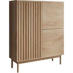 Meubella - Dressoir Storm - Eiken - 106 cm