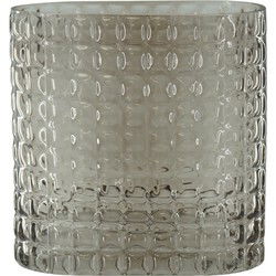 Vase - Ribble - Glass - Brown - 18x9,5x17,5cm