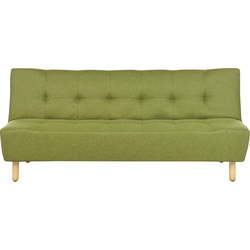 ALSTEN  - Slaapbank 3-zits - Groen - Polyester