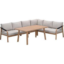 Monti Lounge- diningset 5 dlg Gobi Sand