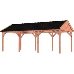 Trendhout douglas overkapping zadeldak Betula, 750 x 415