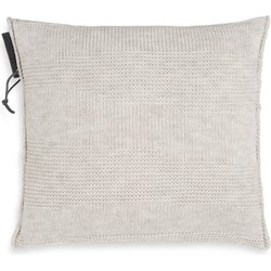 Knit Factory Joly Sierkussen - Beige - 50x50 cm - Inclusief kussenvulling
