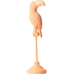 Kolibri Home | Ornament - Decoratie beeld Toucan - Peach