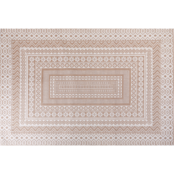 Beliani BAGLAR - Laagpolig-Beige-Jute