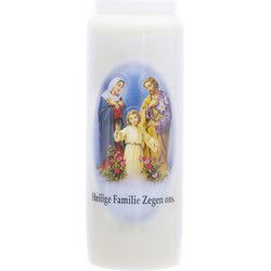 Enlightening Candles Grafkaars -wit - 6 x 18 cm - 9 dagen -Noveenkaars - buitenkaarsen