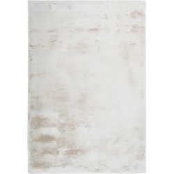 Emotion Fluffy Soft - Vloerkleed Hoogpolig - Effen Tapijt - Creme- 80x150 CM