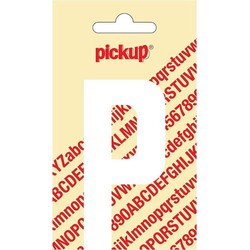 Plakletter Nobel Sticker letter P - Pickup