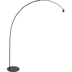 Anne Lighting - vloerlamp - Curve - zwart - metaal - losse armatuur - E27 - 4219ZW