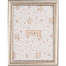 Clayre & Eef Fotolijst 15x20 cm Zilverkleurig Houtproduct