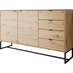 Meubella Dressoir Amore - Eiken - 153 cm