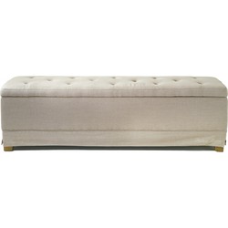 The Club Bench 160x40 linen Flax