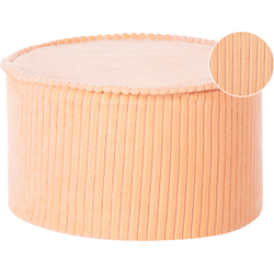 Beliani ZIKRIA - Poef-Roze-Fluweel