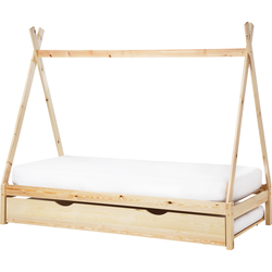 Beliani TALMONTIERS - Kinderbed-Lichte houtkleur-Dennenhout