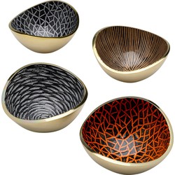 Schaal Samba Colore Crackle (4/Set)