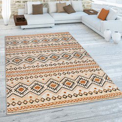 Binnen en Buitenkleed Ostivia - Boho - Rust - 160x230 cm