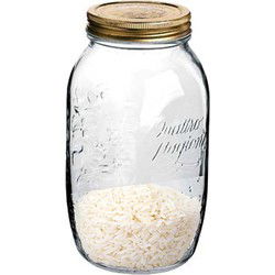 Bormioli Rocco Weckpot/inmaakpot - 1,5L - glas - 21 x 10 cm - Weckpotten