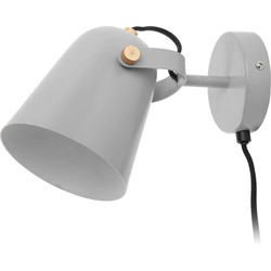 Wandlamp Steady - Muisgrijs - 20x17cm