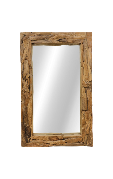 Wandspiegel Root - 240x140 cm - teak wortelhout - 