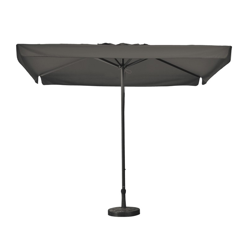 Madison - Parasol Profi-line 350x350cm - Vierkant - Volant - Grijs - 