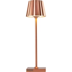 Sompex TROLL tafellamp NANO | Koper | 21 cm / oplaadbaar / dimbaar / voor binnen en buiten 