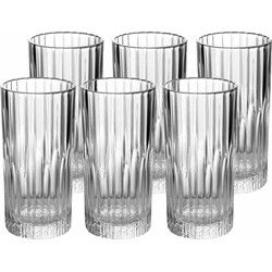 Duralex Longdrinkglazen Manhattan - 6x stuks - glas - 305 ml - Longdrinkglazen
