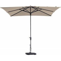 Paros II round ecru stokparasol 300 cm zonwering