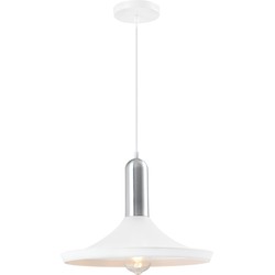 QUVIO Hanglamp rond wit - QUV5173L-WHITE