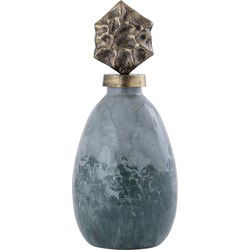 PTMD Deco Object Cherisee - 16x16x36 cm - Glas - Messing