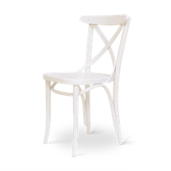Claire houten eetkamerstoel wit