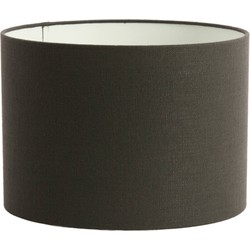 Light & Living - kap - Livigno - grijs - textiel - Ø 35cm - E27 - 2234881