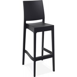 CLARA barkruk 41x51x107 cm Zwart