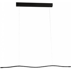 Hanglamp wit of zwart LED lang 16,8W 1040mm breed