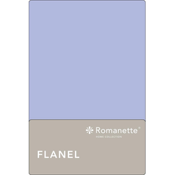 Flanellen Lakens Romanette Blauw-150 x 250 cm