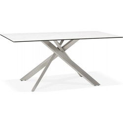 MARKINA eettafel 180x90x765 cm Wit