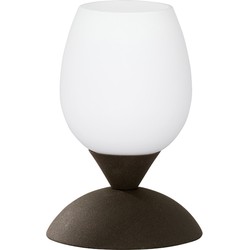 Authentieke Tafellamp  Cup - Metaal - Bruin