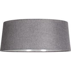 Anne Lighting - kap - Abby - grijs - textiel - E27 - K2010RS