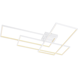 Moderne plafondlamp met LED ringen | GABRIEL | Plafonniere | Wit | Woonkamer | Eetkamer