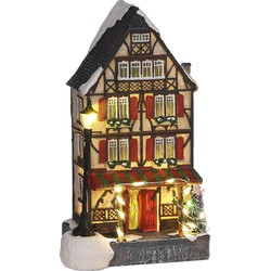 LuVille Kerstdorp Miniatuur Duitse Bar - L11 x B9 x H19 cm