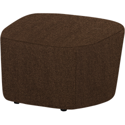 vtwonen Lofty Hocker - Polyester - Bruin - 41x62x48