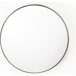 HV Metal Round Mirror Black -  Ø40cm