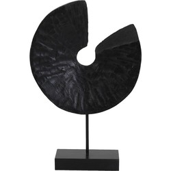 Light&living Ornament op voet 30,5x8,5x47,5 cm ODION hout zwart