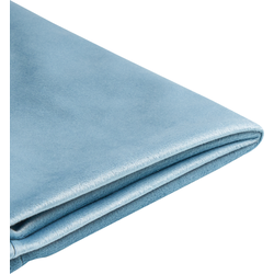 Beliani FITOU - Bekleding voor bedframe-Blauw-Fluweel