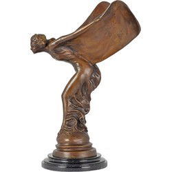 A BRONZE CAR MASCOT