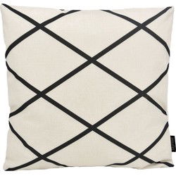 Sierkussen Criss Cross Square | 45 x 45 cm | Katoen/Linnen