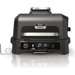Elektrische barbecue en rookoven met thermometer - NINJA - Woodfire Pro XL - OG850EU - Buitenbarbecue en airfryer